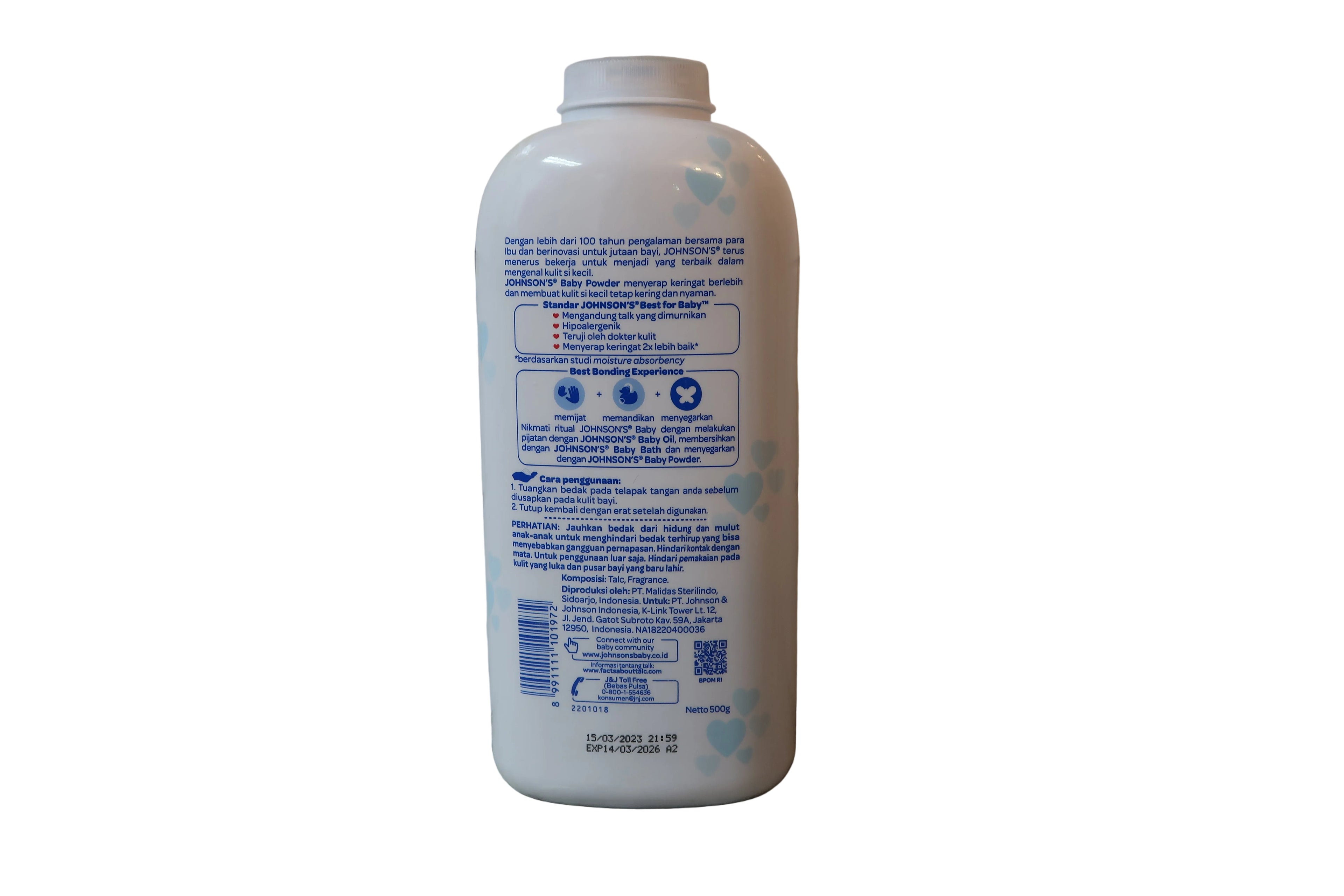 Johnson's Baby Powder - Original Talc Formula  (Discontinued)